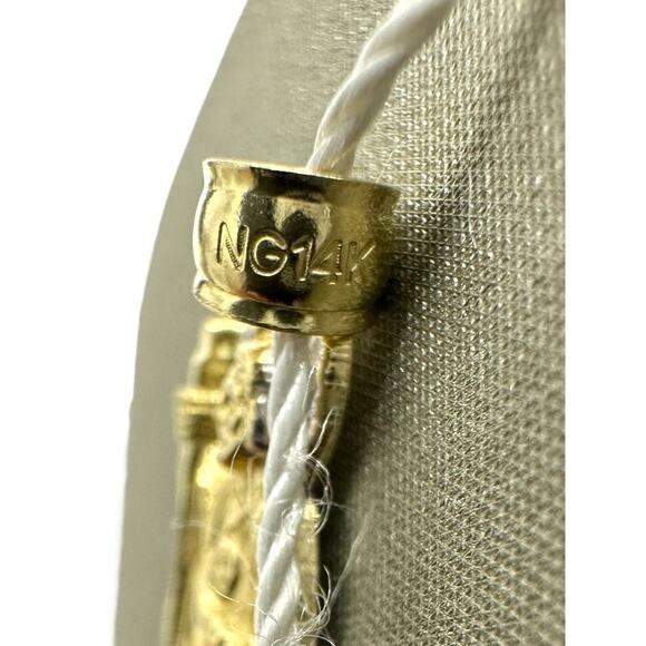 14K Two-Tone St. Judas Pendant (16136) - Picture 4 of 5